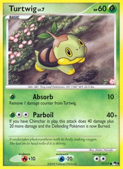 POP Series 9 Turtwig #17 card