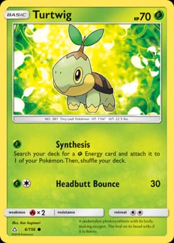 Ultra Prism Turtwig #6 card