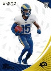 2021 Panini Chronicles Clear Vision Rookies Tutu Atwell #CVR-22 card