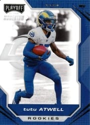 2021 Panini Chronicles Playoff Momentum Rookies Tutu Atwell #PMR-18 card