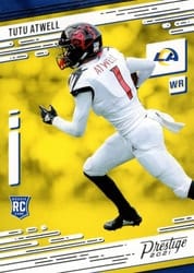 2021 Panini Prestige Base Set Tutu Atwell #222 card