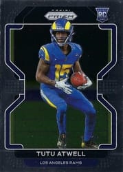 2021 Panini Prizm Base Set Tutu Atwell #350 card