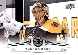 2018-19 Upper Deck Base Set Tuukka Rask #267 card