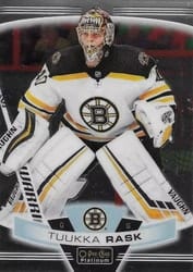 2019-20 O-Pee-Chee Platinum Base Set Tuukka Rask #101 card