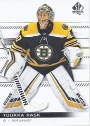 2019-20 SP Authentic Base Set Tuukka Rask #57 card