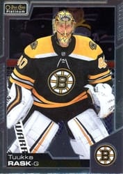 2020-21 O-Pee-Chee Platinum Base Set Tuukka Rask #34 card