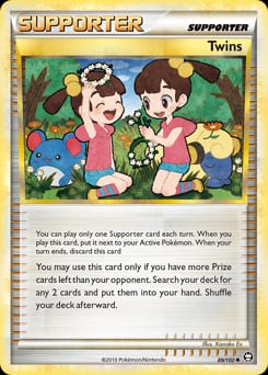 2010 HS—Triumphant Twins #89 card