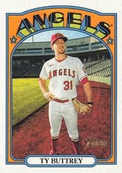 2021 Topps Heritage Base Set Ty Buttrey #4 card