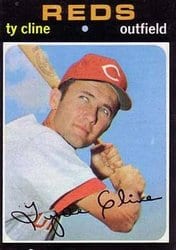 1971 Topps Base Set Ty Cline #319 card