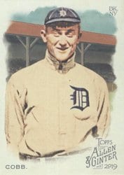 2019 Topps Allen & Ginter Base Set Ty Cobb #365 card