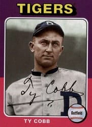 2019 Topps Archives Base Set Ty Cobb #136 card