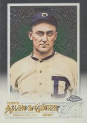 2020 Topps Allen & Ginter Chrome Base Set Ty Cobb #74 card