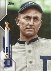 2020 Topps Base Set Ty Cobb #138b card