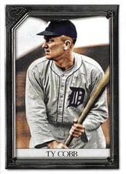 2021 Topps Gallery Base Set Ty Cobb #44 card
