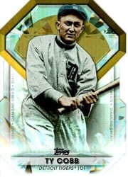 2022 Topps Diamond Greats Die-Cuts Ty Cobb #DGDC-34 card
