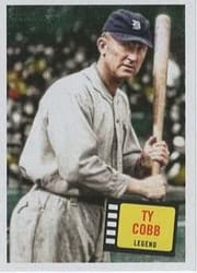 2023 Topps Archives 1957 Hit Stars Ty Cobb #57HS-1 card