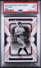 2025 Panini National Treasures Ty Cobb #88 card