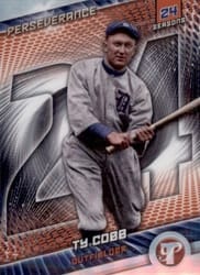 2025 Topps Pristine Perseverance Ty Cobb #P-5 card