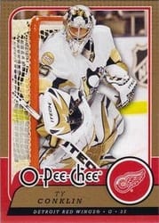 2008-09 O-Pee-Chee Base Set Ty Conklin #224 card
