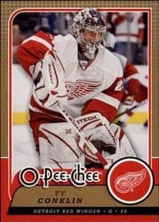 2008-09 O-Pee-Chee Base Set Ty Conklin #627 card