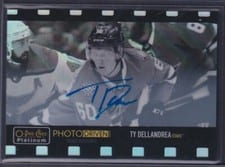 2020 O Pee Chee Platinum Photo Driven Ty Dellandrea #PD-23 card