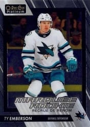 2023-24 O-Pee-Chee Platinum Base Set Ty Emberson #292 card