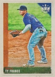 2022 Panini Diamond Kings Base Set Ty France #121 card