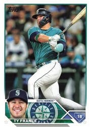 2023 Topps Base Set Ty France #626 card