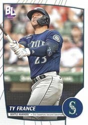 2023 Topps Big League Base Set Ty France #93 card