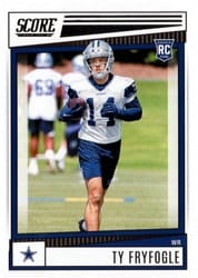2022 Score Base Set Ty Fryfogle #396 card
