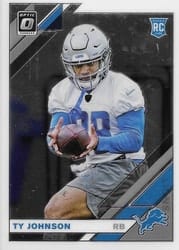 2019 Donruss Optic Base Set Ty Johnson #145 card