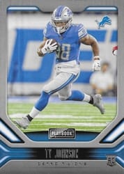 2019 Panini Playbook Base Set Ty Johnson #182 card