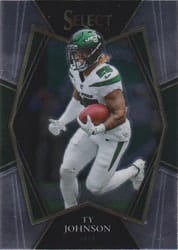2021 Panini Select Base Set Ty Johnson #127 card