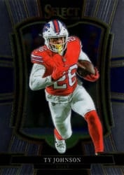 2025 Panini Select Base Set Ty Johnson #186 card