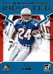 2019 Donruss Inducted Ty Law #IN-3 card