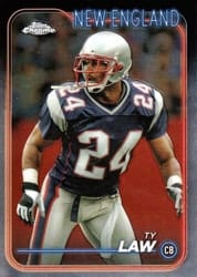 2024 Topps Chrome Base Set Ty Law #123 card