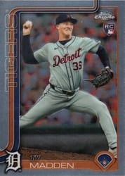 2025 Topps Chrome Base Set Ty Madden #285 card