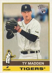 2025 Topps Heritage Base Set Ty Madden #162 card