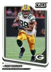 2018 Score Base Set Ty Montgomery #123 card
