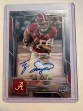 2025 Bowman University Chrome Chrome Prospect Autographs Ty Simpson #BCA-TS card