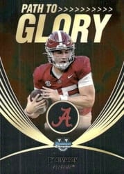 2025 Bowman University Chrome Path to Glory Ty Simpson #PG-17 card