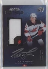2021-22 SPx UD Black Lustrous Rookie Autograph Patch Tyce Thompson #LRPA-TT card