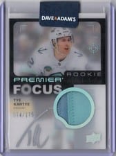 2023-24 Upper Deck Premier Premier Focus Autograph Patch Rookies Tye Kartye #PFR-TK card