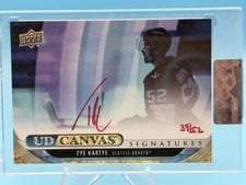 2024-25 Upper Deck Clear Cut Canvas Signatures Tye Kartye #CS-TK card