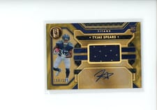 2023 Panini Gold Standard Rookie Jersey Autographs Tyjae Spears #237 card
