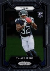 2023 Panini Prizm Base Set Tyjae Spears #396 card