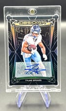 2024 Panini Obsidian Base International Signatures Tyjae Spears #191 card