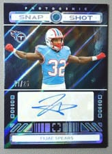 2024 Panini Photogenic Snapshots Autographs Tyjae Spears #SSA-TSP card