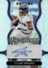 2024 Panini Prizm Significant Signatures Tyjae Spears #SS-TSS card