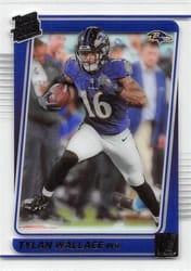 2021 Clearly Donruss Base Set Tylan Wallace #74 card